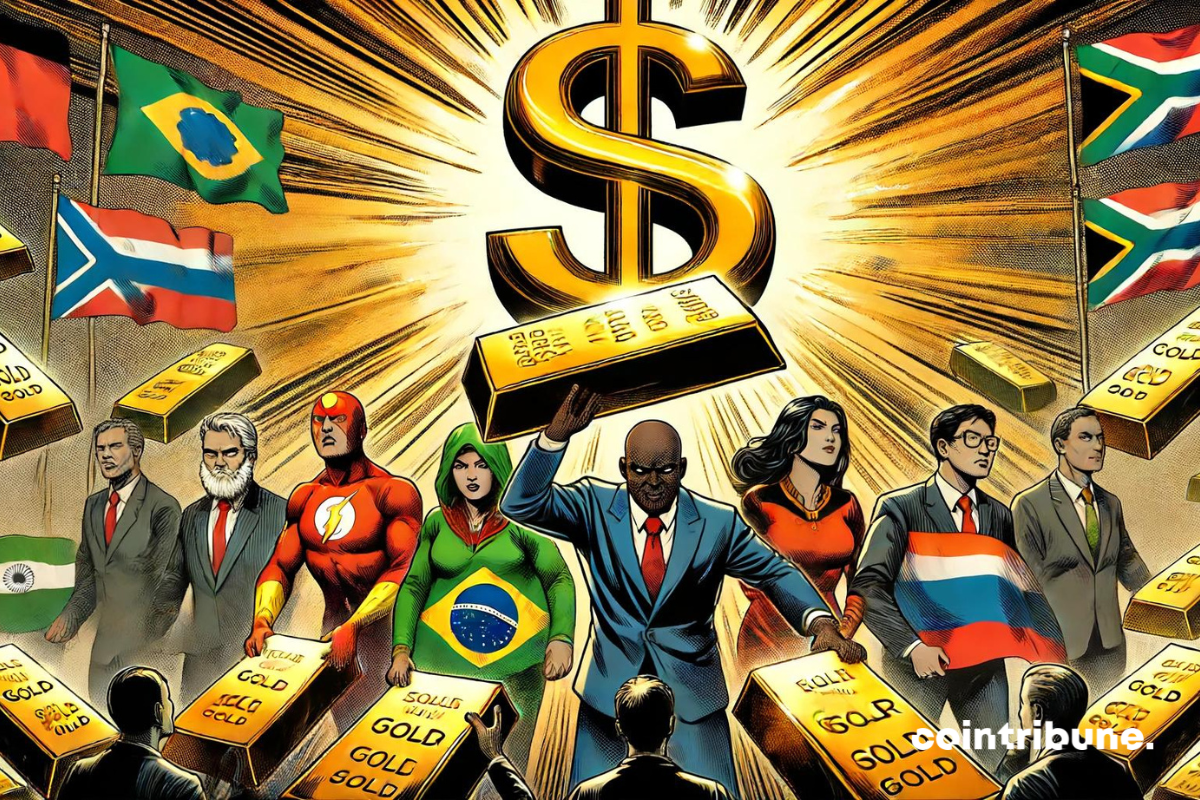 BRICS hoard gold, but the dollar remains king