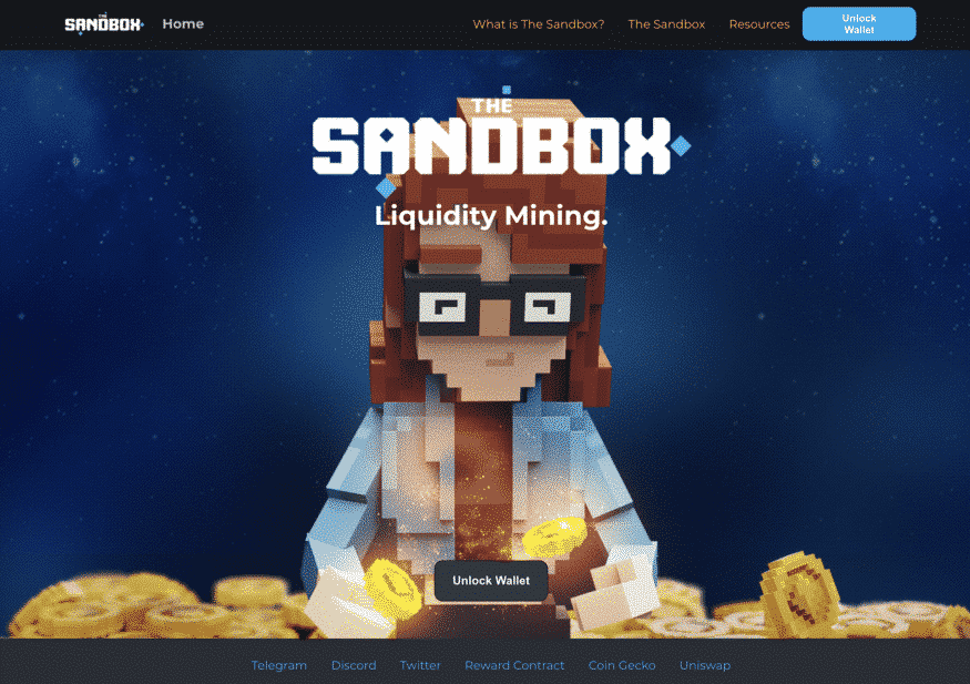 Qu'est-ce que le Minage Liquide de SAND (TheSandBox) ?