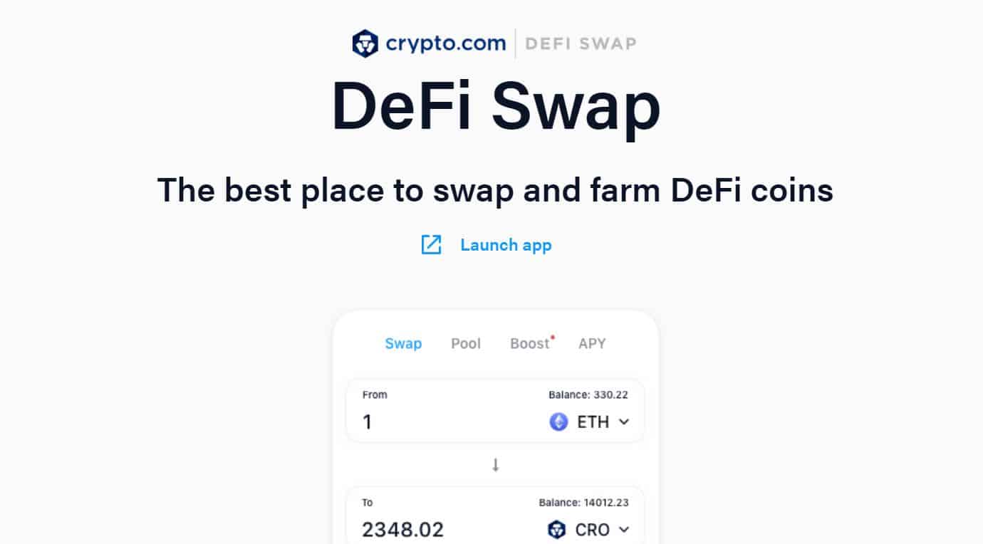 What is Crypto.com's DeFi Swap? We explain all!