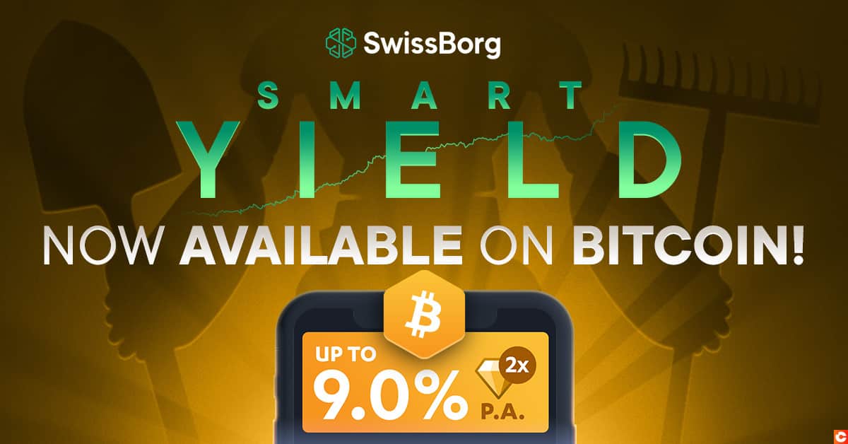 Swissborg: Ea 9% on your Bitcoin (BTC)!