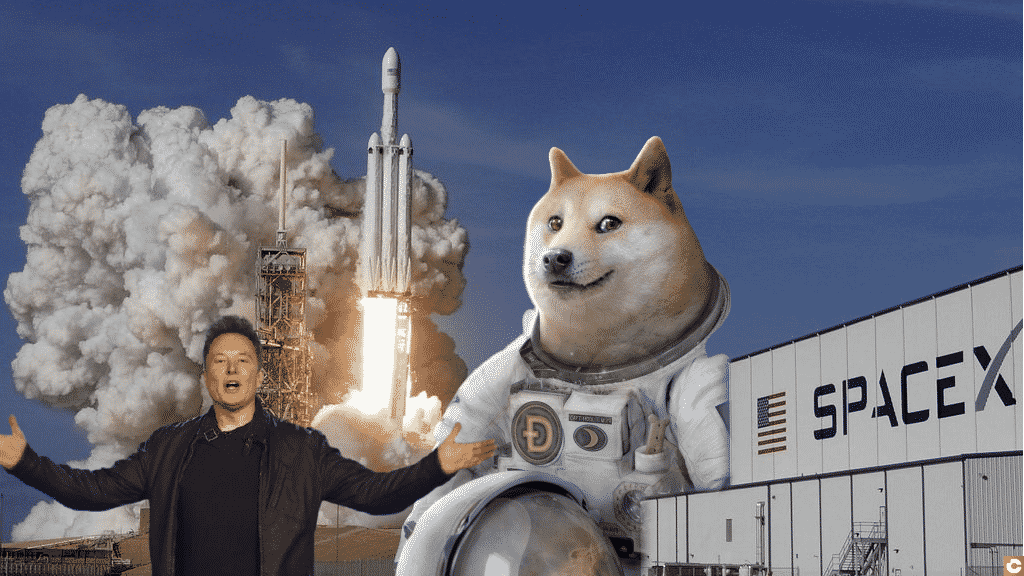 SpaceX and Dogecoin (DOGE) shoot for the moon