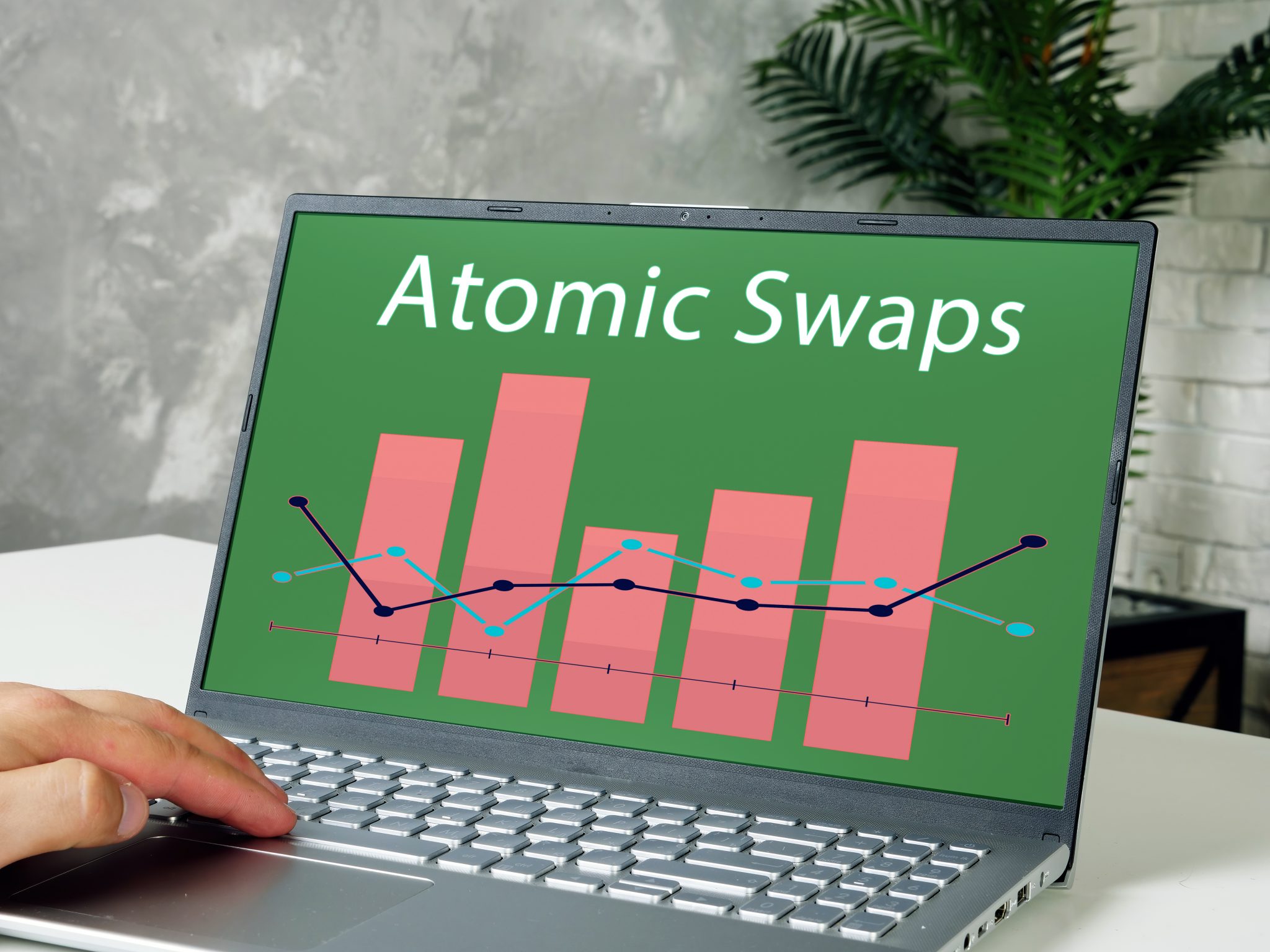 Atomic Swaps sign on the piece of paper