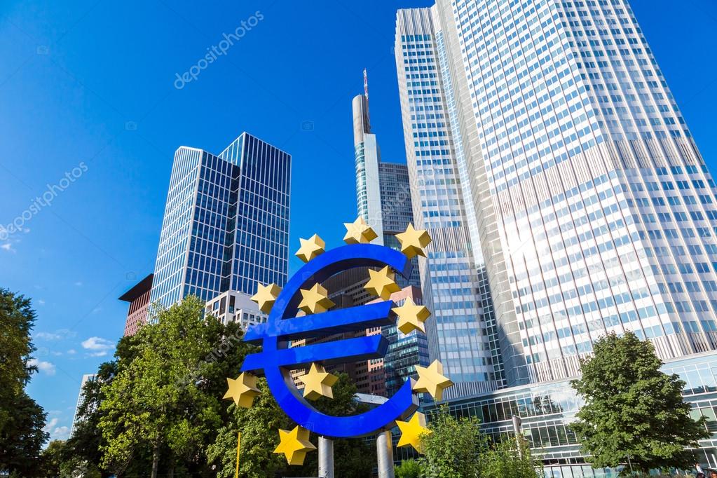 Euro sign in Frankfurt