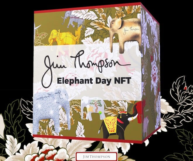 Jim Thompson x Binance reveal festive Elephant Day NFT