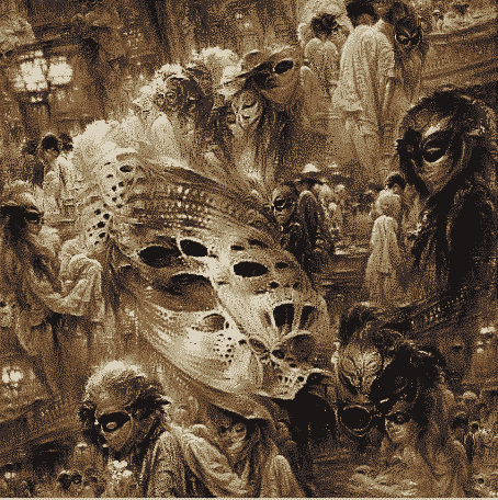 NFT del día: “Masquerade”, visiones en 4D por Glenn Marshall