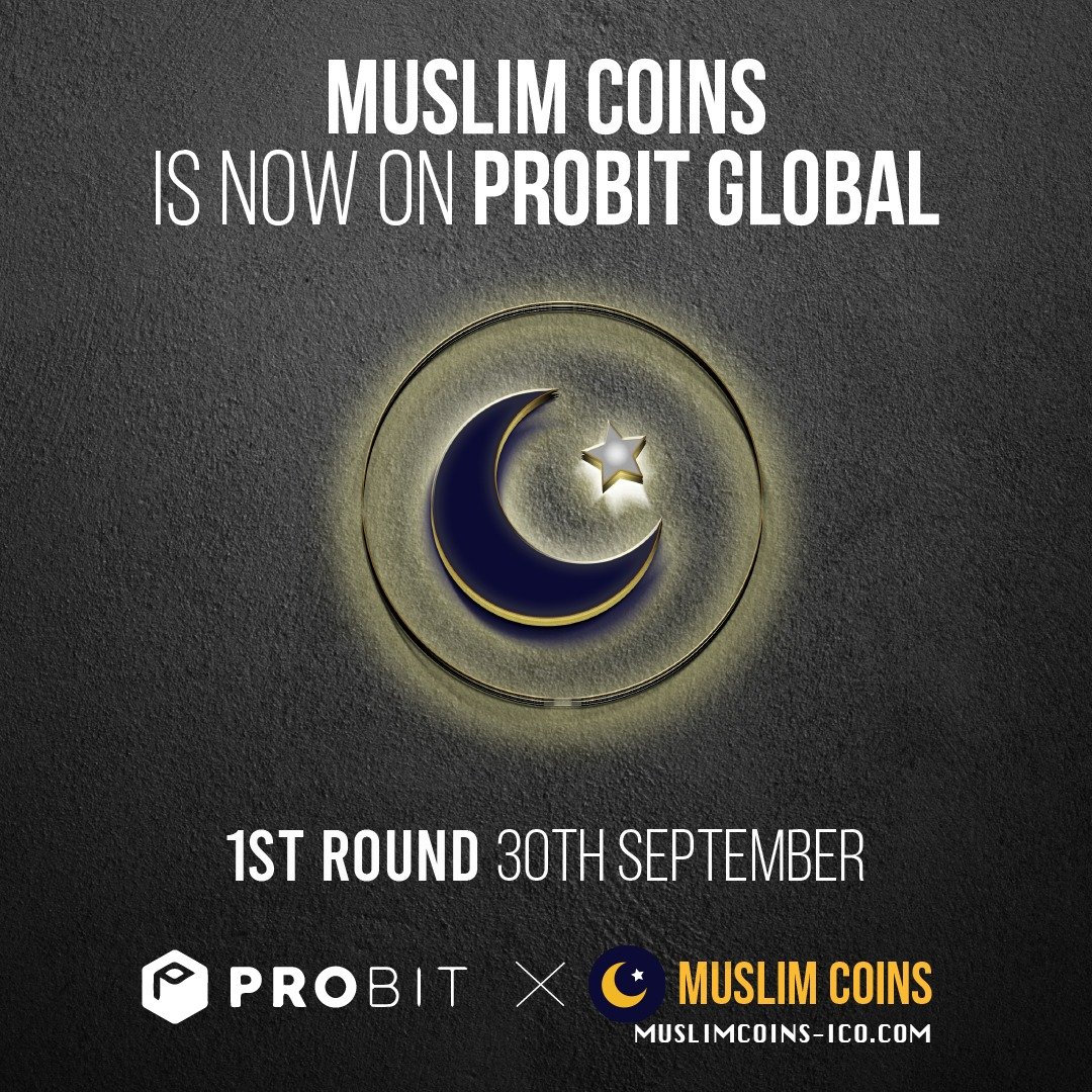 Muslim Coins (MUSC) to be listed on Probit 1st November