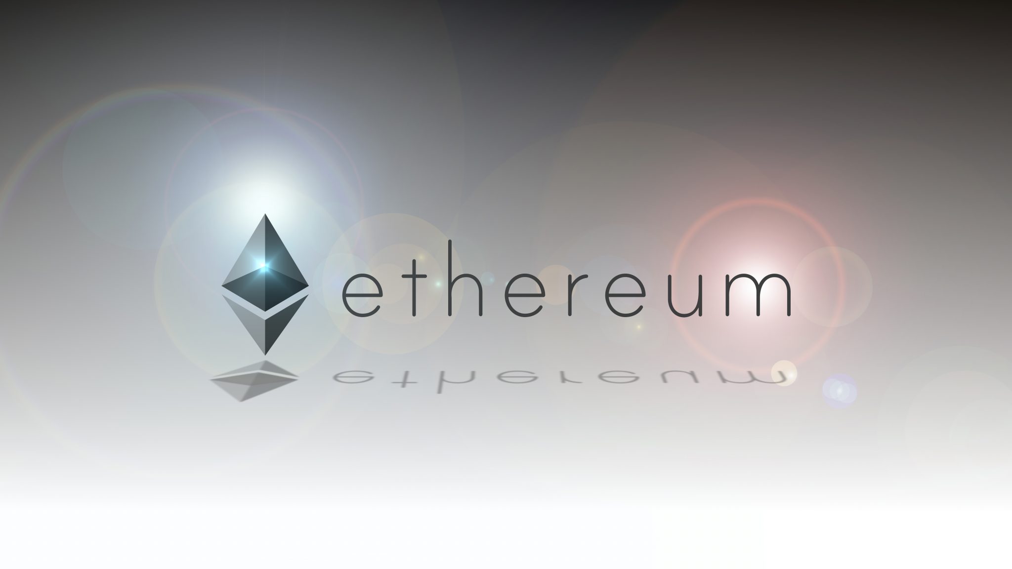 Ethereum digital crypto currency logo illustration