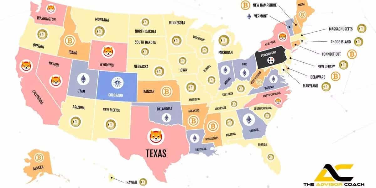 Shiba Inu (SHIB) and Dogecoin (DOGE) are the most searched cryptocurrencies in the US