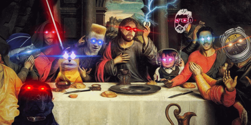 Bitcoin (BTC): Fotos mit "Laser Eyes". Was bedeutet das?