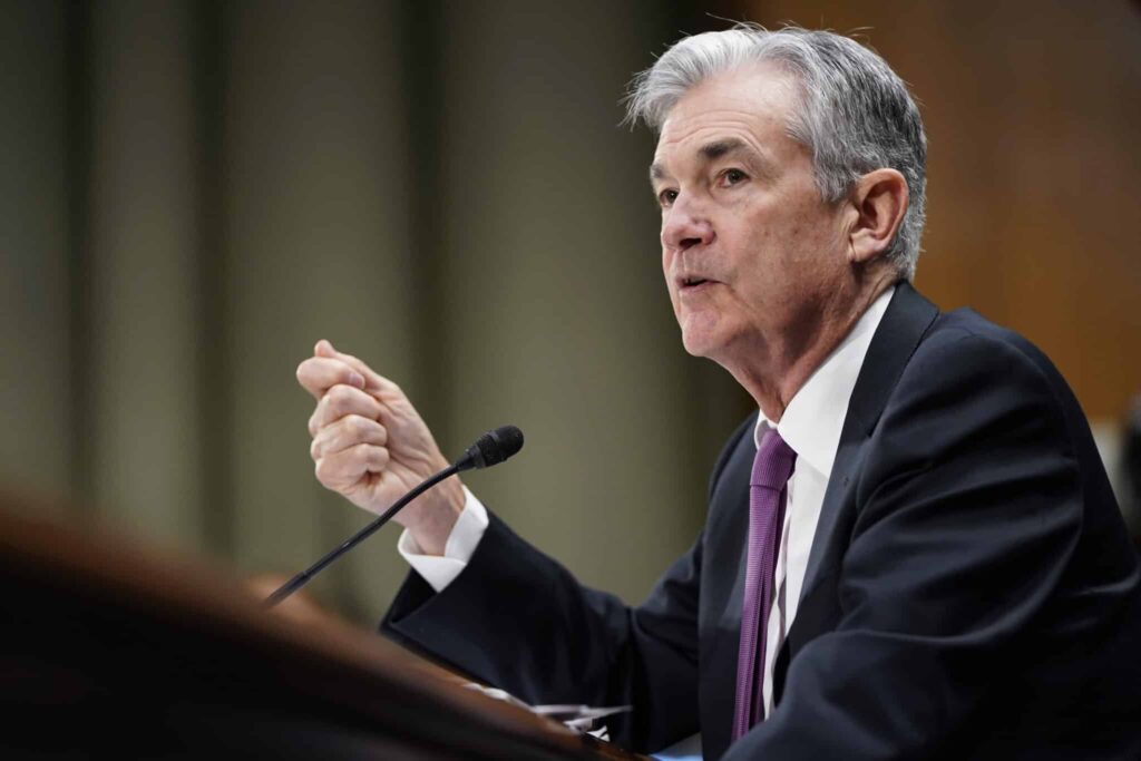Bitcoin (BTC) fällt inmitten von Äußerungen des Fed-Vorsitzenden Jerome Powell