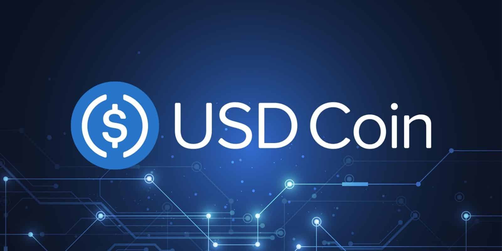 Le logo du stablecoin de Circle, l'USDC