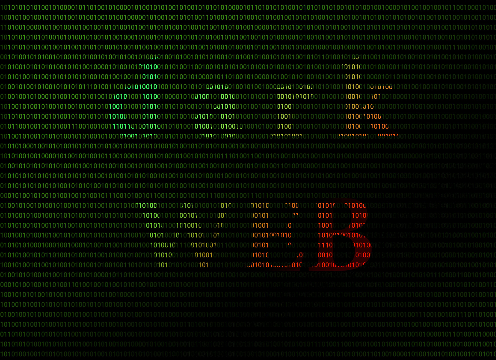 word darkweb on binary background