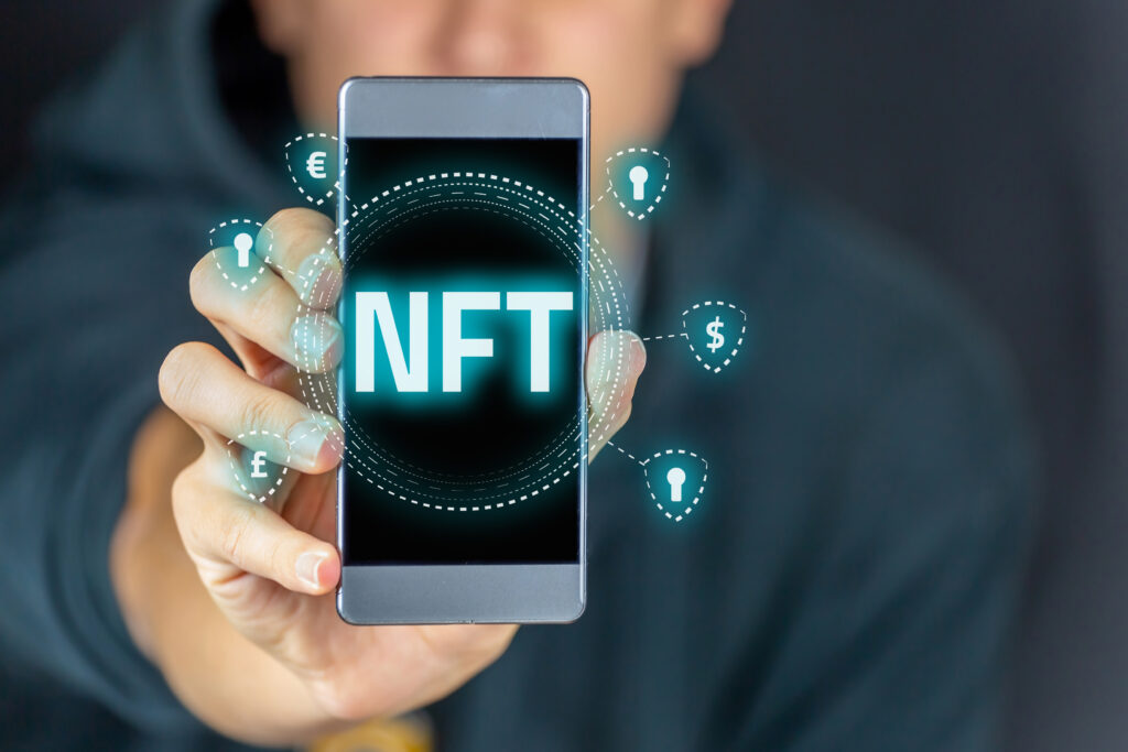 A non-fungible NFT token