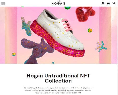 NFT et métaverse : la nouvelle stratégie d’Hogan pour ses chaussures de luxe
