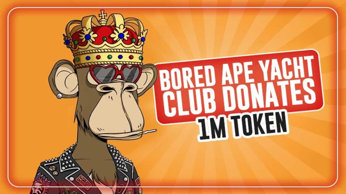 Bored Ape Yacht Club donates $1 million worth of ether (ETH) to Ukraine