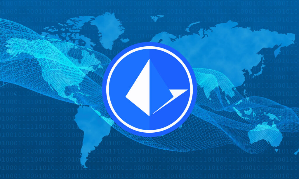 loopring virtual currency images. 3d illustrations.