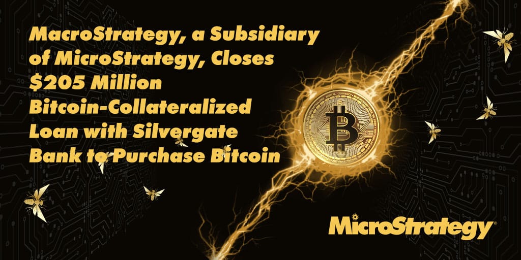 Bitcoin (BTC) : MacroStrategy sécurise un prêt en bitcoins pour en acheter davantage