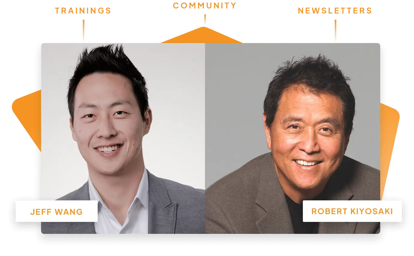 Jeff Wang et Robert Kiyosaki parlent de tendance baissière