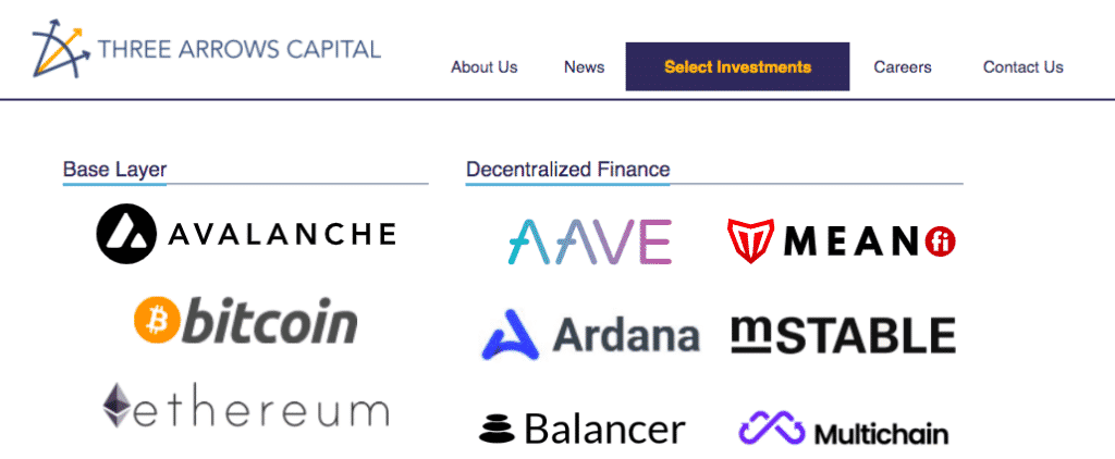 Dubaï Three Arrow Capital moove