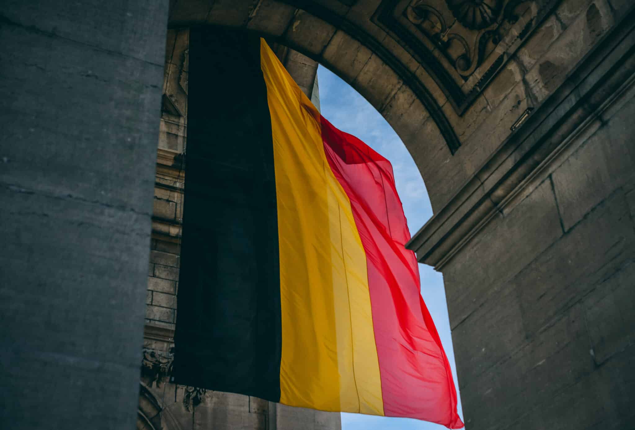 Flag of belgium