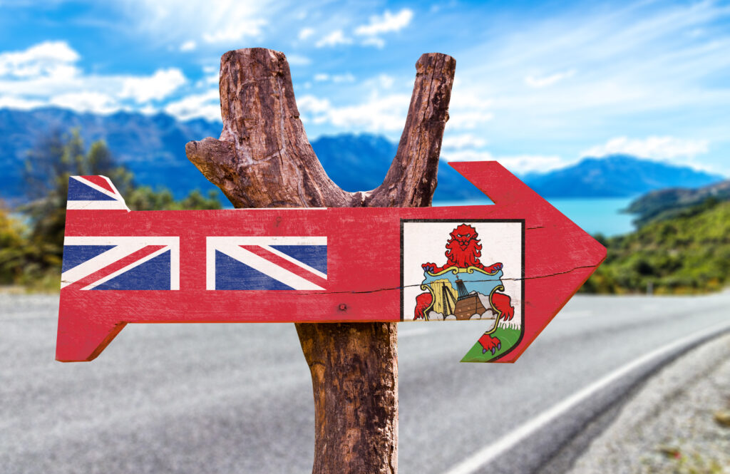 Bermuda Flag wooden sign