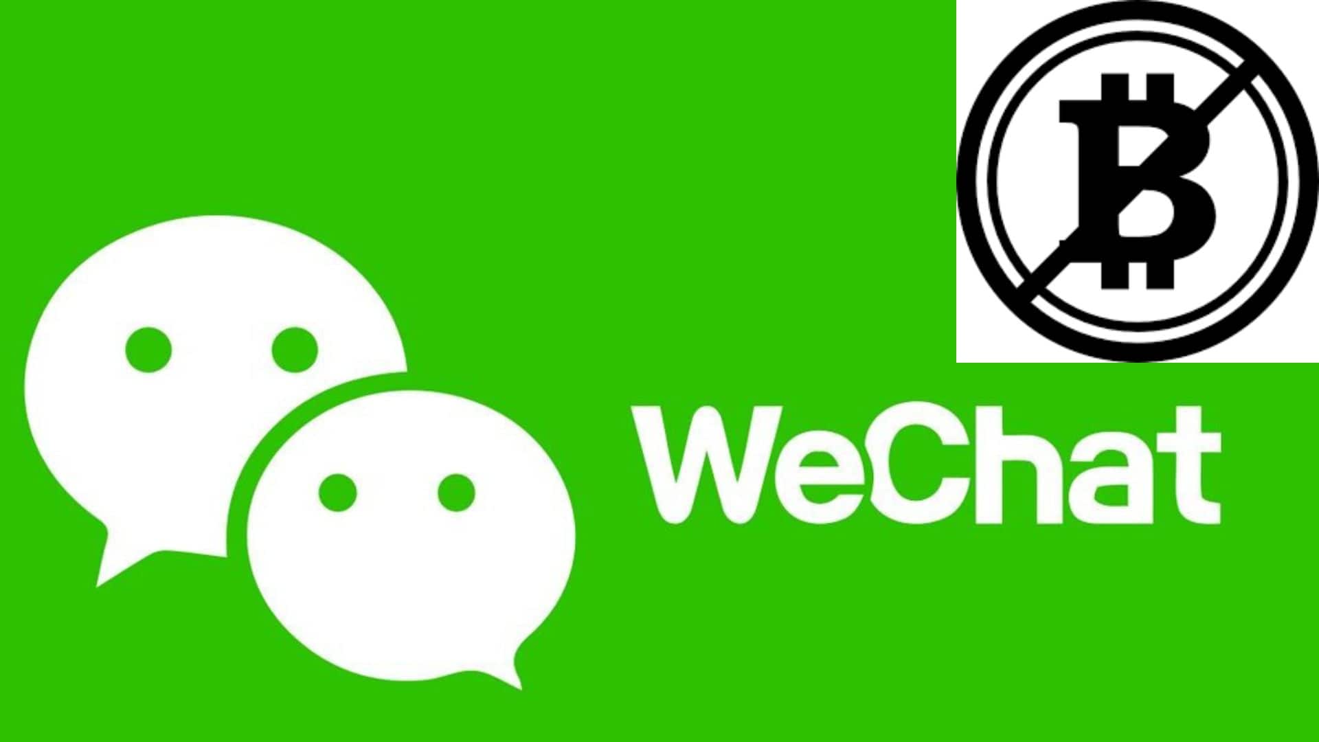 Chine Wechat interdiction bitcoin cryptos