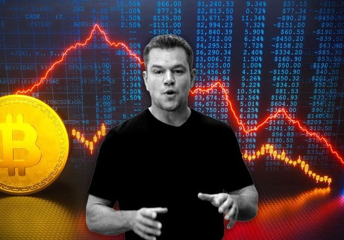 Matt Damon lynché sur twitter suite au crash du bitcoin (BTC)
