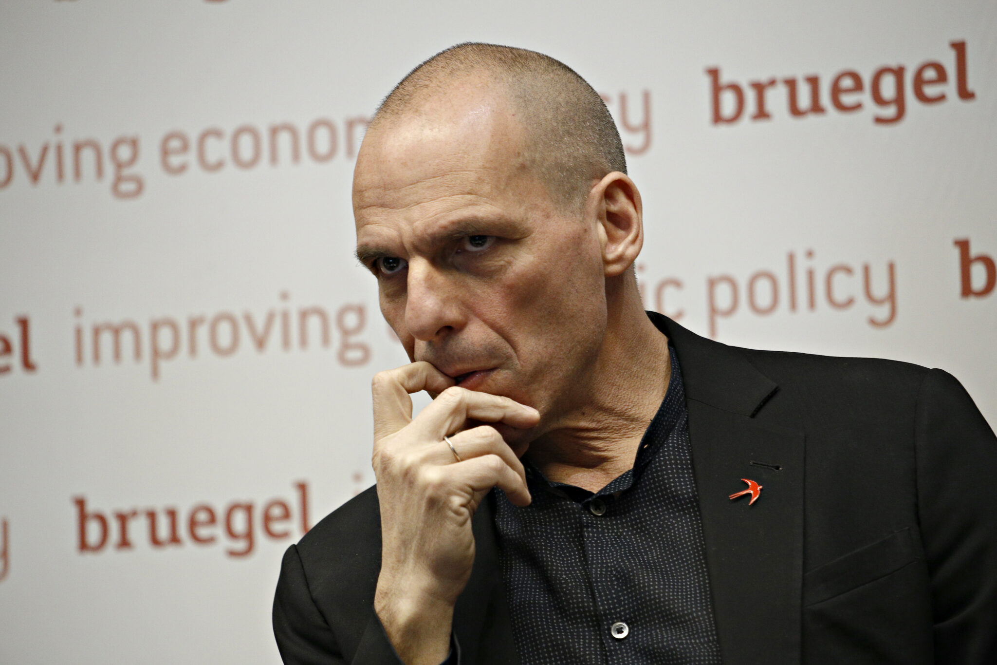 Yanis Varoufakis in Brussels, Belgium.