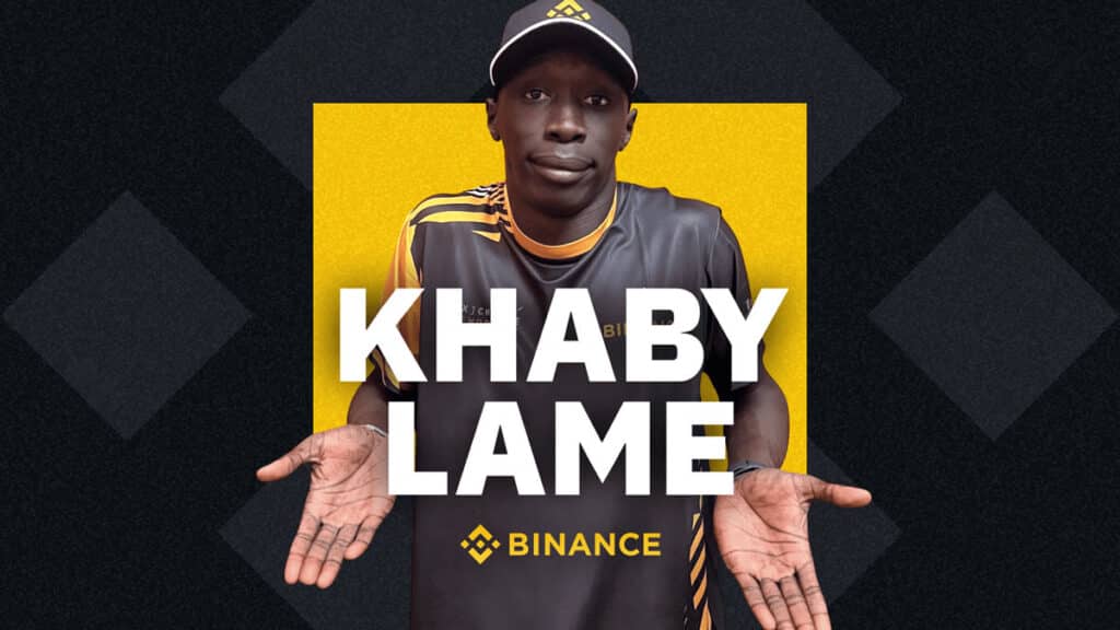 Binance, Khaby Lame, Cryptomonnaie