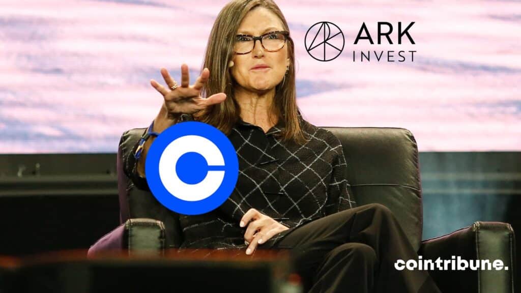 Coinbase in crypto cathie wood