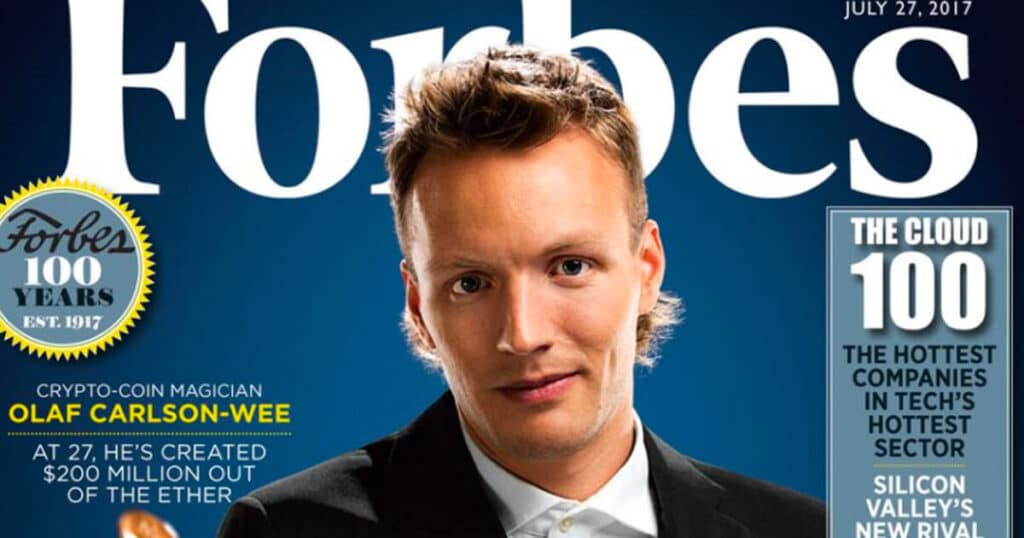 Olaf Carlson-Wee, the first Coinbase employee paid in bitcoins