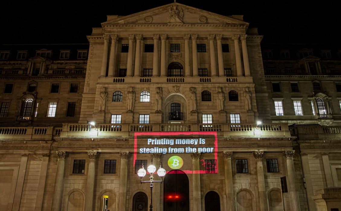 Banque d'Angleterre bitcoin