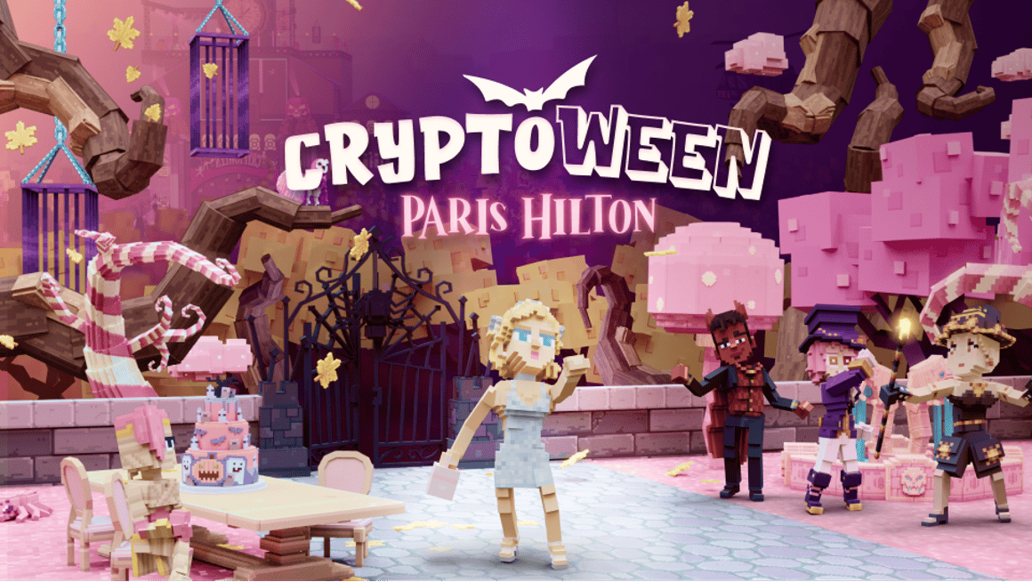 The Sandbox Cryptoween Paris Hilton