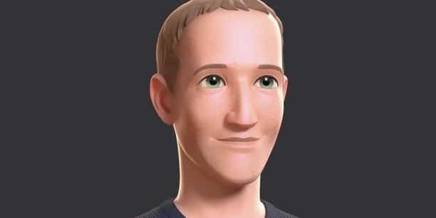 Métavers : l'avatar utilisé par Mark Zuckerberg
