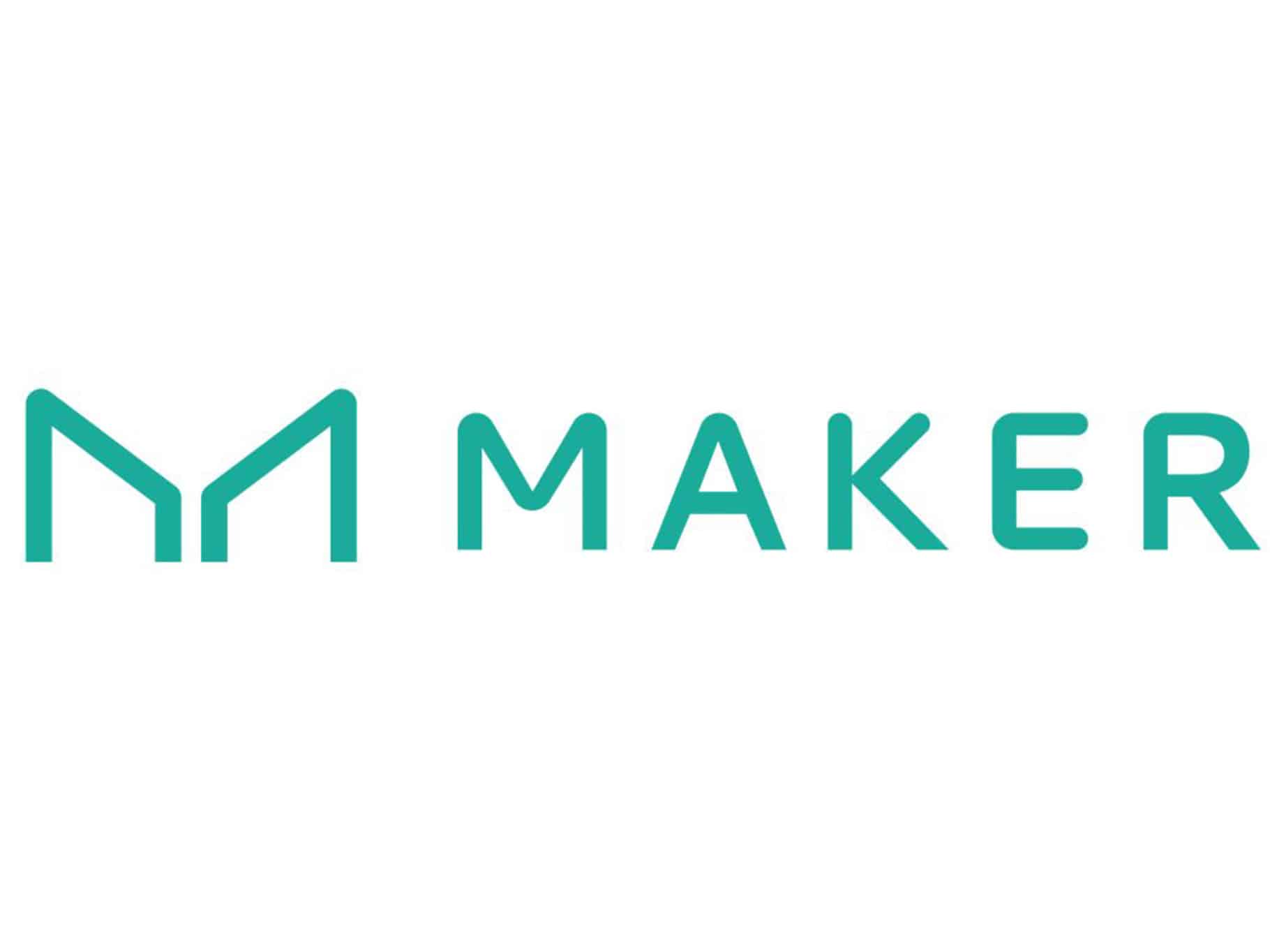 Logo de MakerDAO co-fondé par Nikolai Muchgian à l'origine de la cryptomonnaie DAI