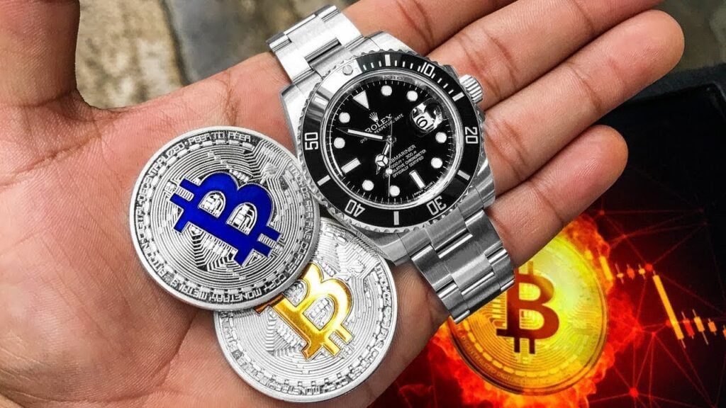 3 tokens crypto et une montre Rolex