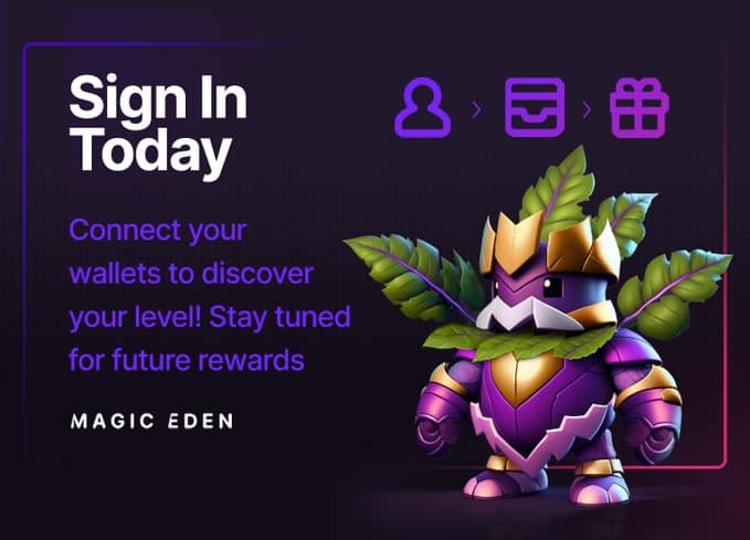 Magic Eden : des NFTs gratuits pour les utilisateurs, les plus actifs ! 