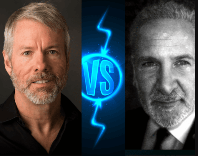 Crypto enthousiastes vs sceptiques 2022 : le dernier projectile de Peter Schiff tombe sur Michael Saylor