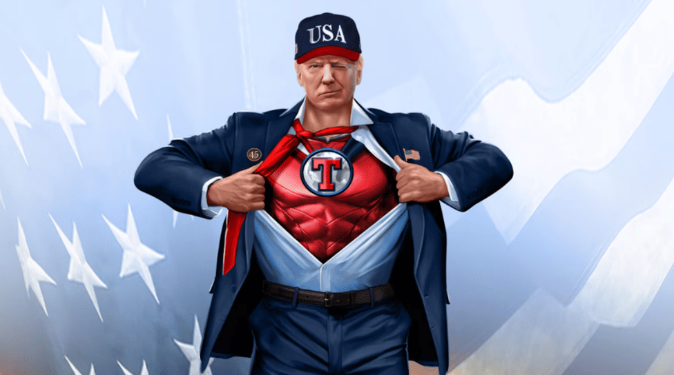 NFT : Donald Trump se déguise en super-héros !