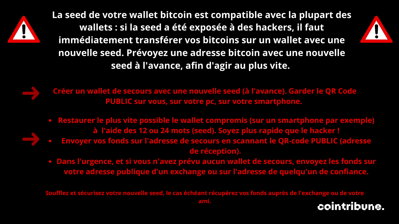 Où cacher sa clé ledger ?