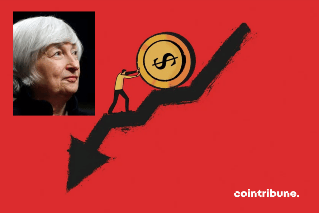 Crainte de récession économie américaine par Janet Yellen