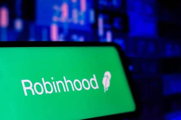 L'inscription Robinhood sur un téléphone