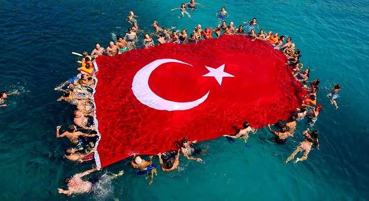 drapeau de la Turquie