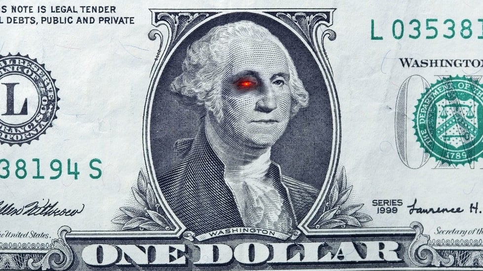 Un billet d'un dollar