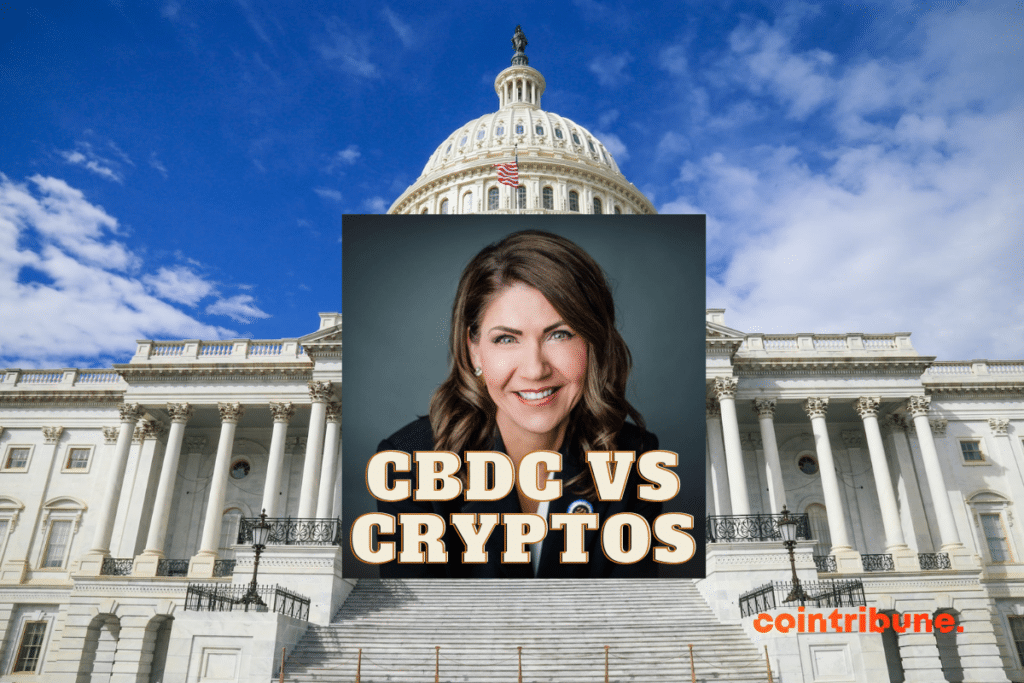 Kristi-Noem-veto-projet-de-loi-anti-crypto