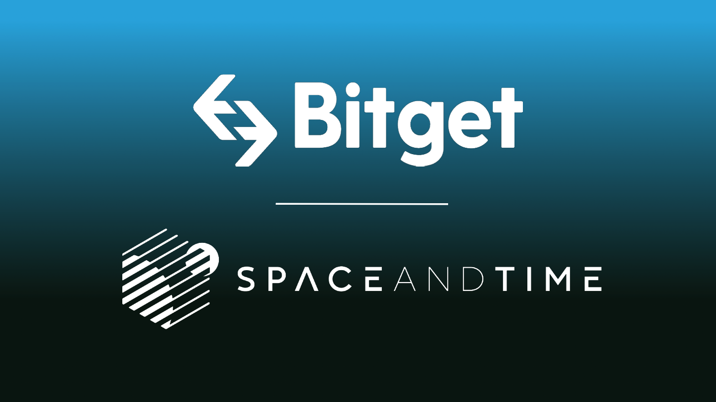 annonce du partenariat entre bitget et space and time