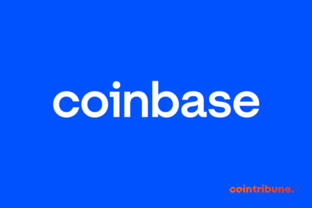 Logo de l'exchange crypto Coinbase