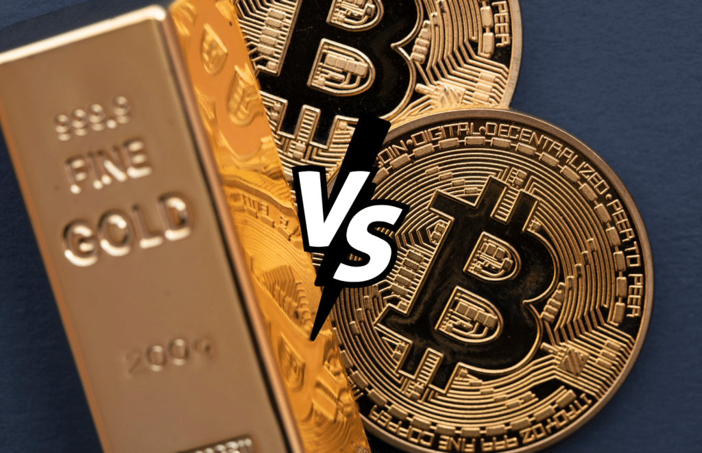 Comparaison de la résilience entre l'or et le bitcoin