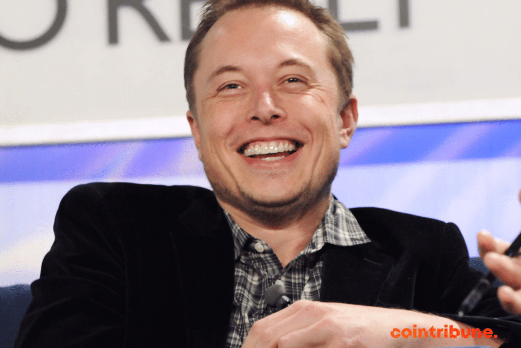 Une photo d"Elon Musk qui veut révolutionner l'IA avec une levée de fonds record