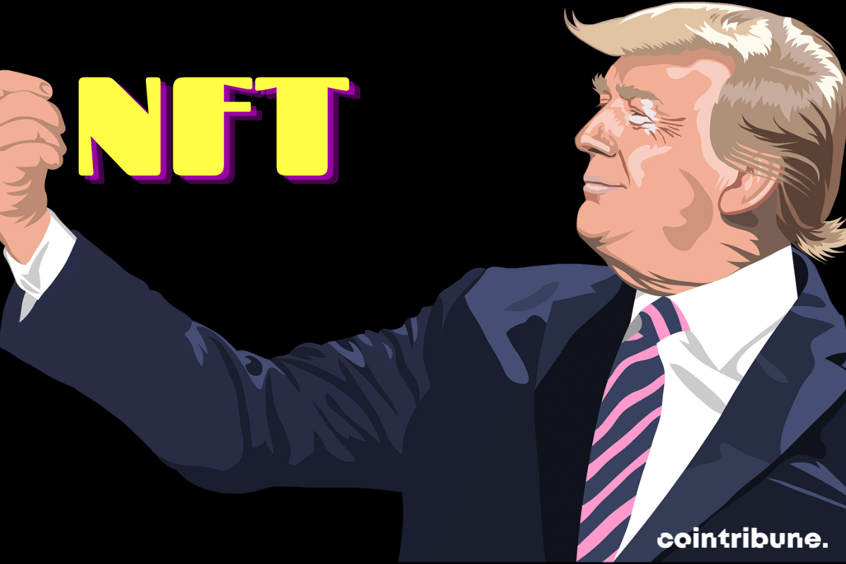 Donald Trump fier de ses NFT